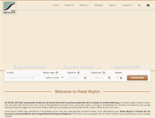 Tablet Screenshot of hotelskylon.com